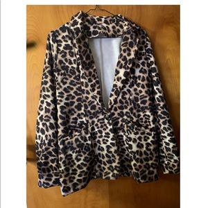 New leopard blazer.
